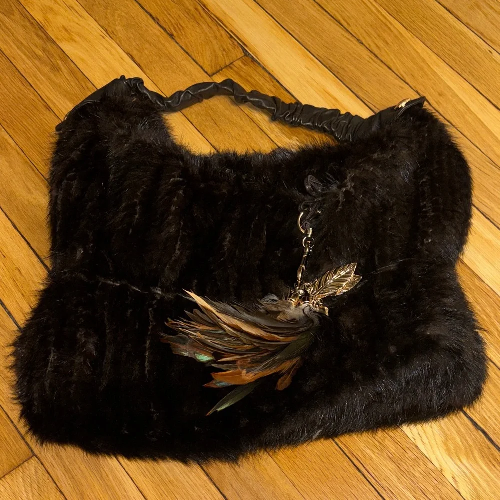 Kōkin New York Genuine fur handbag